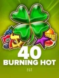 40 burning hot 1 game logo
